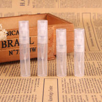 2ml 3ml 5ml 10ml atomiseur vide en plastique à sertir Mini parfum échantillon cosmétique vaporisateur à brume Fine