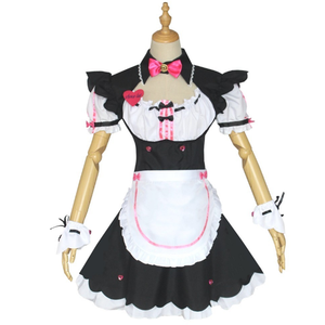 Costume de cosplay anime pour filles à prix avantageux, robe de demoiselle d'honneur Vanilla Nekopara Chocolate, matériaux écologiques - Product Image 2