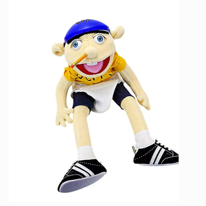 Divertido Juguete de Peluche Suave Humanoide, Peluche Educativo, Marioneta de Mano de la Familia <span class=keywords><strong>Jeffy</strong></span>, Marioneta de Anime Jeffey - Product Image 1