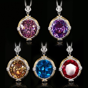 Premium Eco-friendly Copper Necklace <b>Chain</b> Cubic Zirconia Pendant Retro Design Versatile Jewelry for Women Daily & Office Wear - Product Image 5