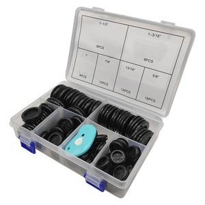 66 cái hai mặt vòng cao su grommets Kit lỗ rắn cắm grommets loại cho con dấu - Product Image 5