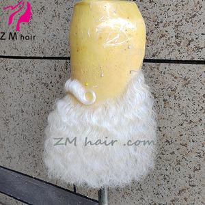 Zmhair 2025 thực tế lượn sóng Santa Claus râu và ria mép - Product Image 3