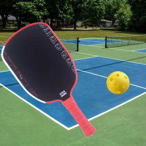 Paleta de Pickleball Portátil, Duradera y Ligera de Primera Calidad, 4.ª Generación |   Punto Dulce Grande de 16 mm |   Fibra de Carbono Cruda T700 | - Product Image 1
