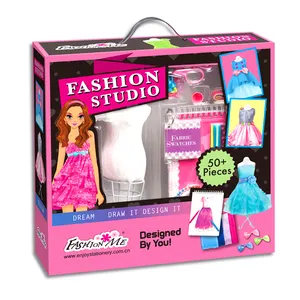Fashion Studio DIY Model set Drawing decoration Design by Kids DIY Doodle Handcraft educational set