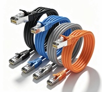 Câble de raccordement Ethernet RJ45 Cat6A Cat6 3M 10FT SFTP UTP FTP de marque, multi-pack, pour port mural réseau de bureau et PC de bureau