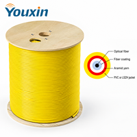 Échantillon disponible, MOQ flexible, Câble à fibre optique Simplex FTTH, Câble optique à gaine en fibre pour câblage à fibre optique, pour acheteurs importateurs