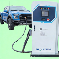 Nouvelle station de charge EVSE haute puissance SHUOLEX à double port 120 kW 160 kW Chargeur rapide CCS Type 2 Norme GBT
