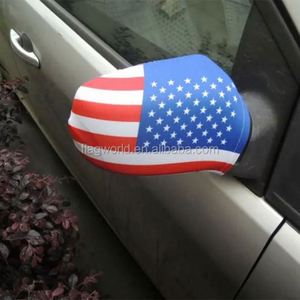 Hot Sale Custom Logo Car Mirror Cover with World <b>Flags</b> (Germany Canada Israel)-Polyester Anti-Wrinkle - Product Image 3