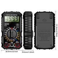 SZ308 Multimeter Digital Tester 1999 hitungan HFE Triode Buzzer Multimeter AC/DC tegangan DC alat uji ketahanan arus
