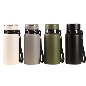 800ml Stainless Steel Office Water <b>Bottle</b>, 316 Material, Tea and Water Separation Function - Product Image 1