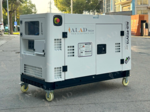 Générateurs diesel portables de qualité supérieure, super <span class=keywords><strong>silencieux</strong></span>, 10KW, 12KW, 15KW, démarrage automatique, châssis ouvert, options ATS, 240V/480V/230V nominal - Product Image 3