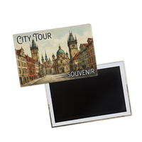 Individuell Bedruckter Frankreich-Reiseerinnerung Blechmagnet Touristen-Souvenir Kühlschrank-Heimdekoration