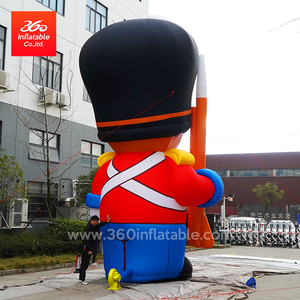 Ballon publicitaire <span class=keywords><strong>gonflable</strong></span> géant personnalisé pour l'extérieur, mascotte britannique géante en tissu Oxford, grands gonflables de dessin animé britanniques - Product Image 6
