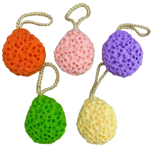 Esponja de baño con forma de panal, Bola de ducha espumosa, esponja de mar para fregar el cuerpo - Product Image 5
