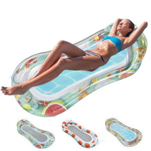 <span class=keywords><strong>Matelas</strong></span> <span class=keywords><strong>Gonflable</strong></span> Flottant Personnalisé OEM à Motif Pastèque avec <span class=keywords><strong>Matelas</strong></span> Pneumatique en PVC Épaissi pour Piscine - Product Image 1