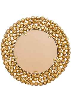 Miroir mural en métal finition or, décoratif pour chambre à coucher, couloir, tailles personnalisées disponibles, prix de gros, élégant, moderne, art déco - Product Image 5