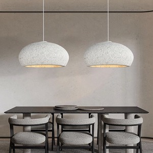 Nordic Modern Wabi-Sabi Style Cream-Color Dining Room <b>Table</b> Light Original Design Minimalist Pendant Light Fixture for - Product Image 3