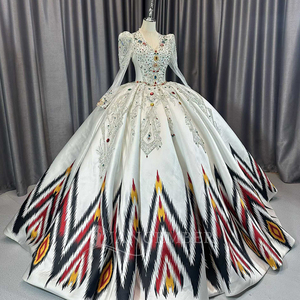 Lscm80 Colored Diamonds <b>Wedding</b> Dress Quinceanera Dresses Ruffles Princess Sweet 15 16 Ball Gowns Jancember - Product Image 6