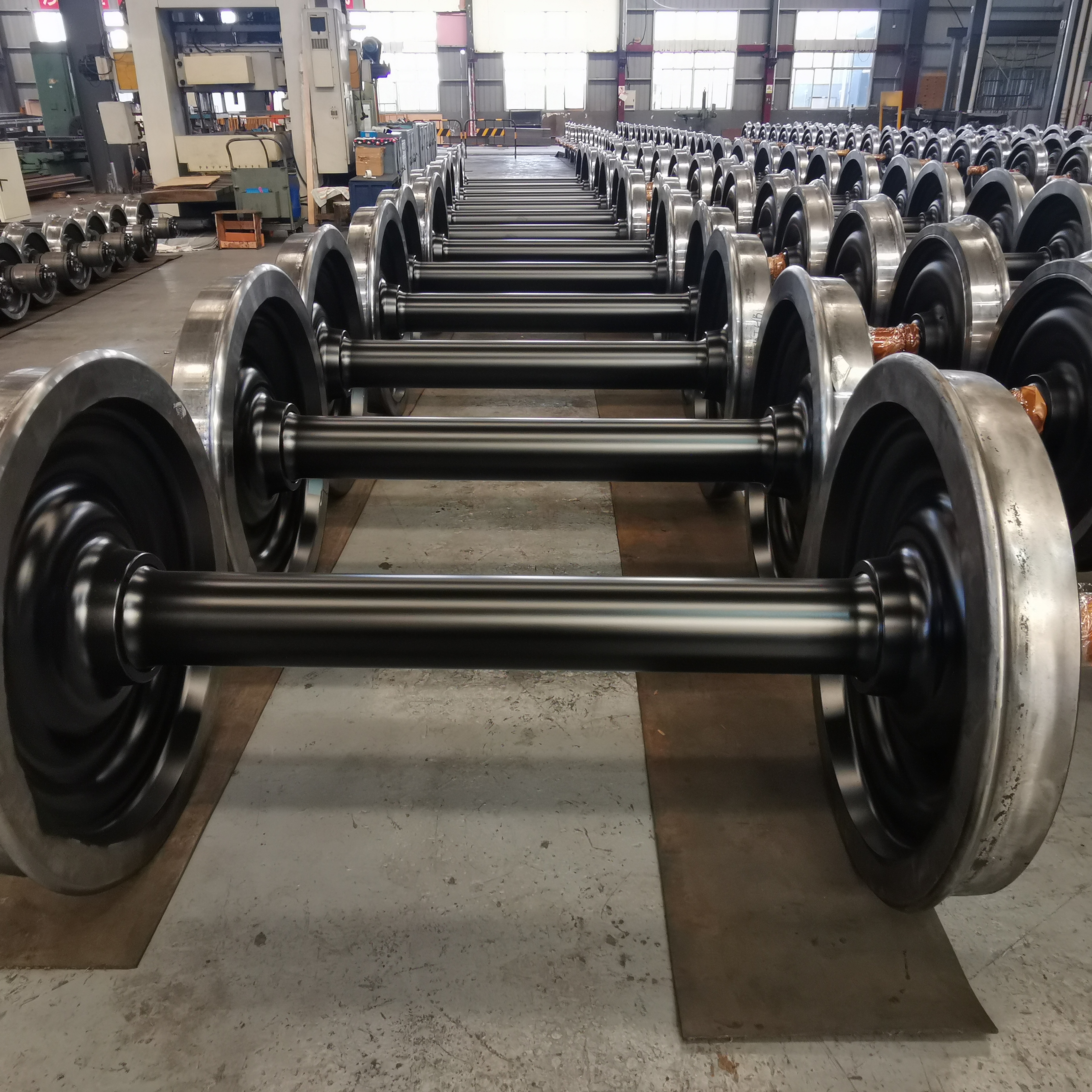 2つのブレーキディスクを備えた鉄道ホイールセット| Alibaba.com