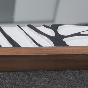 PARISLOFT Espejo de pared rectangular con marco de madera, espejo colgante decorativo rústico para sala de estar, dormitorio, cocina, entrada - Product Image 1