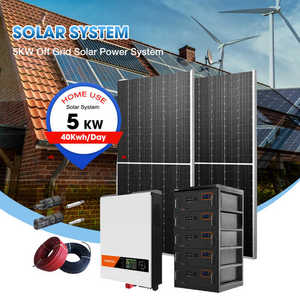 Complete Set 15KW Hybrid Solar Power System with <b>Battery</b> and <b>24V</b> for Home Use - Product Image 6