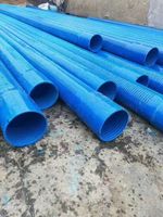 Tuyaux de revêtement et de filtration en PVC, tuyau PVC-U 30 mm DE, tuyau PVC pour le forage de puits d'eau et le revêtement de sondages