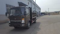 HOWO — camion benne à décharge robuste 4x2, 116hp 5t, meilleure marque chinoise, à vendre, livraison gratuite