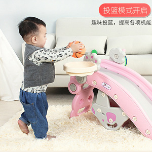 Caballo balancín y tobogán para niños, juguete 2 en 1 para bebés de un año, caballo de juguete pequeño, tobogán de plástico HDPE para bebés, educación temprana, <span class=keywords><strong>guardería</strong></span> - Product Image 6