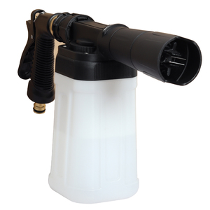 Pistola schiumogena per lavaggio auto con supporto per tubo da giardino, spruzzatore di schiuma per auto, bottiglia per idropulitrice, cannone schiumogeno - Product Image 1