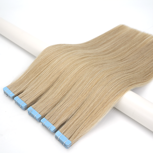 Lanxun - Extensiones de Cabello Humano con Cinta Adhesiva Invisible, Cabello Virgen Remy de un Solo Donante, Cutícula Alineada, Extensiones de Cabello con Cinta Adhesiva - Product Image 3