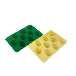 Moule en silicone pour bricolage personnalisé LFGB Plateau à glaçons en forme de <span class=keywords><strong>pomme</strong></span> standard écologique pour crème glacée ustensiles de cuisine outil de fabrication de crème glacée - Product Image 6