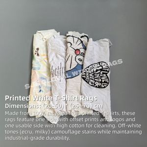 Trapos de Algodón Industriales Blancos Impresos para Uso en Talleres, 20 KG, Trapos Blancos para Limpieza - Product Image 2