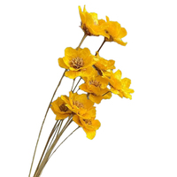 Großhandel Handgefertigte Silberglocken Getrocknete Blumen Bunte Konservierte Blumenstiele für Boho-Heimdekoration Valentinstag Weihnachten