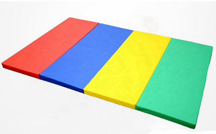 Foldable fitness mat for school Exercise anti-hurt EPE Foam 6 Folds Gym Mat Gymnastics Crash Landing Mats