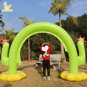 Fuente de Agua Inflable con Forma de Cactus LCWJ, Arco de 154x257cm, Juguete Infantil para Exteriores - Product Image 2