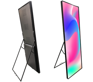 Trong nhà p1.8 HD <span class=keywords><strong>Wifi</strong></span> tầng đứng gương LED hiển thị áp phích Bảng điều khiển quảng cáo Màn hình LED Poster - Product Image 2