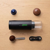 Machine à café portable sans fil, mini-extracteur d'espresso alimenté par batterie pour la randonnée, le bureau et les trajets quotidiens