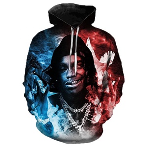 YNW felpe con cappuccio Melly uomo donna stampa American Rapper felpa Hip Hop Harajuku uomo 3D Print YNW felpe con cappuccio Melly Plus Size Coat - Product Image 6