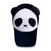 Diseño lindo ajustable Panda bordado animal orejas algodón niños sombrero gorra de béisbol para niños