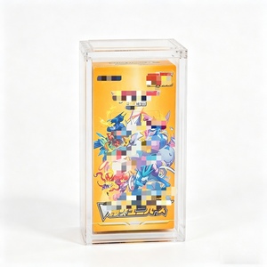 Estuche de exhibición de acrílico transparente con cierre magnético personalizado para pequeñas cajas de sobres japonesas - Product Image 1