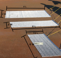 Tapis de dragage en maille de fer soudée pour terrains de baseball, robuste, avec mailles carrées de 1x1, certifié ISO9001, pour terrains de sport