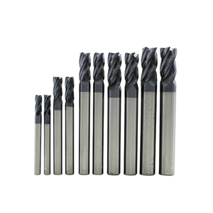 DOHRE Fraise à queue CNC en carbure monobloc à 4 dents, revêtement AlTiN, angle de hélice 45°, disponible OEM/ODM, pour fraisage HRC45-HRC55 - Product Image 2