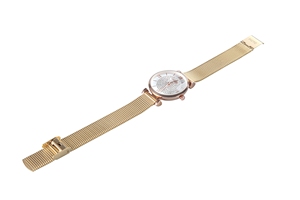 Correa de bucle milanesa de 14mm personalizada, diseño de gancho único de acero inoxidable 316L para reloj inteligente Samsung, <span class=keywords><strong>Huawei</strong></span>, Xiaomi, correa de reloj clásica - Product Image 2