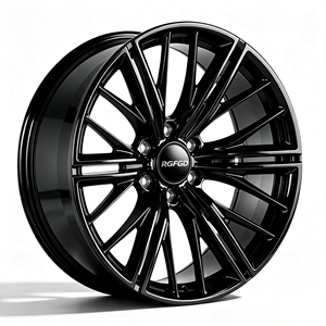 Jantes monobloc brillantes noires de 19, 20, 21, 22, 24, 26 pouces en 5x114.3, 5x112, 5x130 SF90, 458, 990 pour G Class, <span class=keywords><strong>Maclaren</strong></span> 720S - Product Image 2