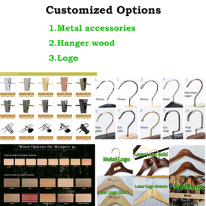 Bán buôn OEM ODM nhà máy gỗ móc áo khoác áo khoác phù hợp với quần áo quần áo bằng gỗ móc cho khách sạn cửa hàng quần áo siêu thị - Product Image 3