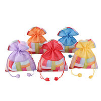 Pochette traditionnelle coréenne en patchwork avec cordon de serrage, sac cadeau brodé, pochette cosmétique, sac de rangement pour bijoux, sac à main souvenir