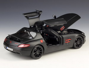 Maisto من maredes-<span class=keywords><strong>Benz</strong></span> <span class=keywords><strong>SLS</strong></span> AMG محاكاة السيارات الرياضية سبيكة نموذج سيارة الانتهاء من جمع الهدايا - Product Image 3