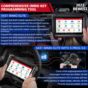 Outil de programmation de clés de voiture X431 IMMO ELITE, OBD2, tous systèmes, 33 fonctions de réinitialisation, 4 Go de mémoire, 64 Go de stockage, 2 ans de mises à jour gratuites - Product Image 5