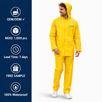 Vêtements de travail pliables, légers, imperméables, coupe-vent, écologiques, en polyester PVC, pour hommes adultes, pour le camping, la moto et les activités de plein air