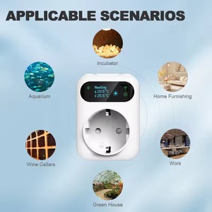 Tuya WIFI dijital termostat soket 16A çıkış fişi uzaktan sıcaklık kontrol cihazı zamanlayıcı anahtarı soğutma isıtma 3m Sensor sensörü - Product Image 6